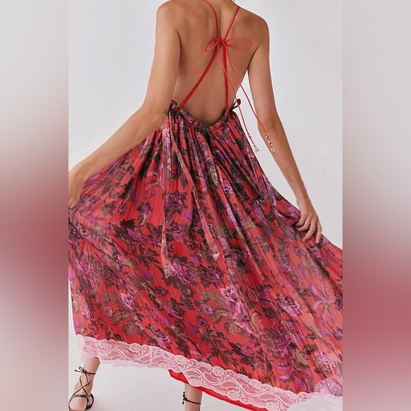 Free People Primmy Printed Midi Dress - Picture 3 of 3